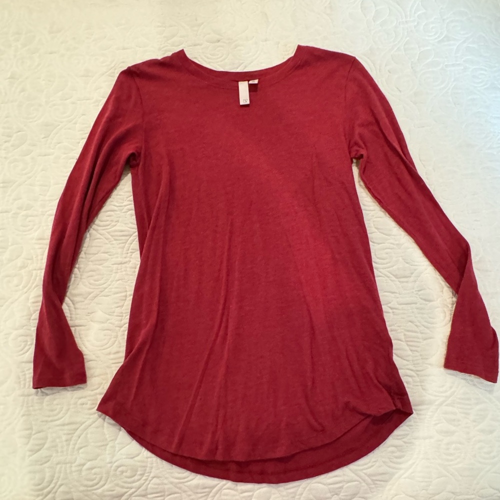 Nordstrom BP Long Sleeve Shirt Tshirt Knit Top Basic Layers XS